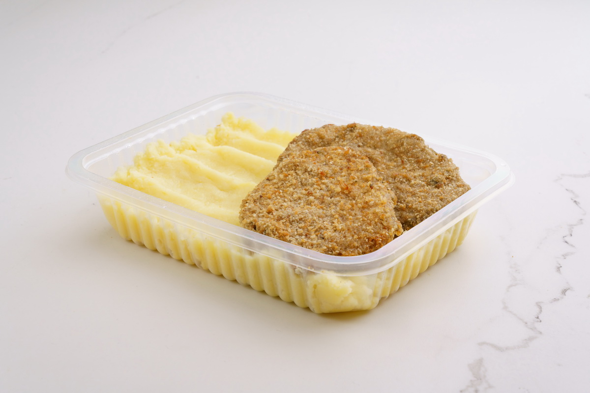 Milanesa de Ternera con Puré de Papas